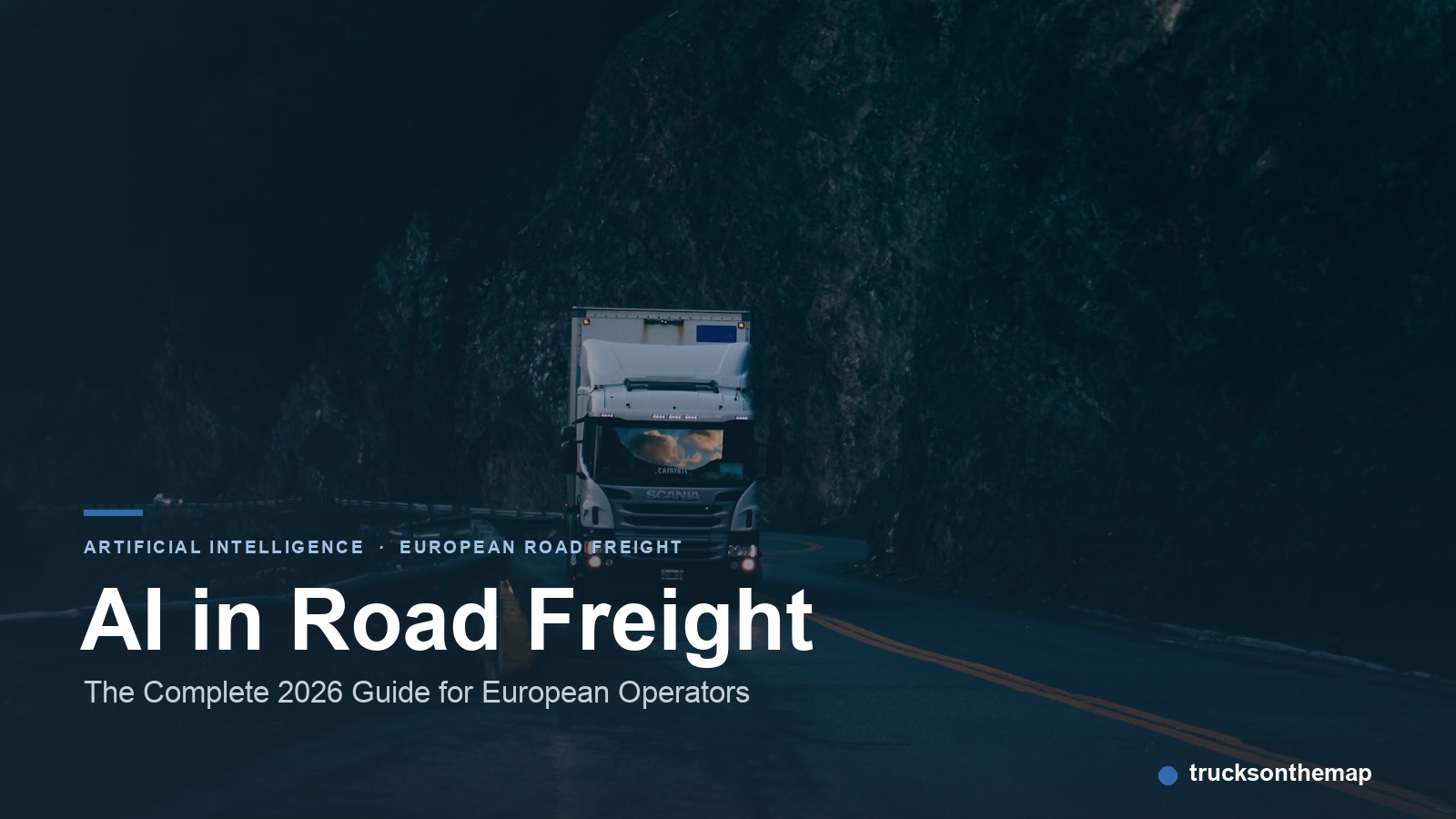 AI in road freight: a truck on a European road
